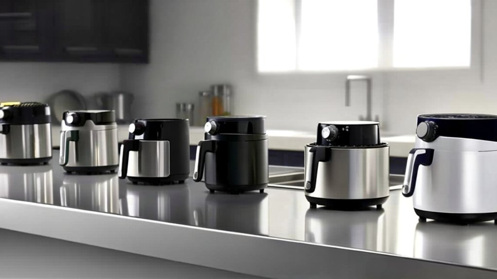 compact multi function fryers