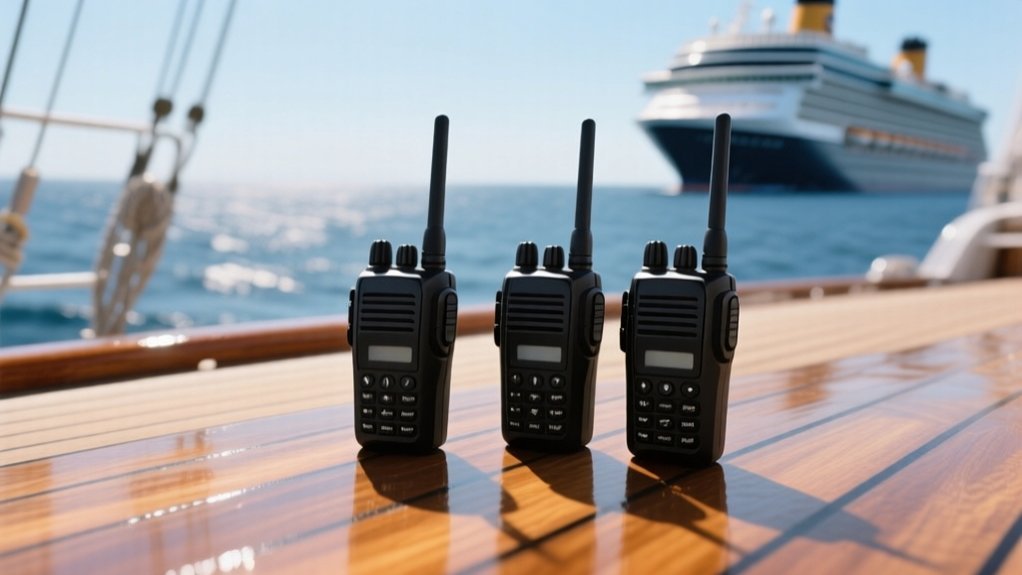 long range cruise ship walkie talkies