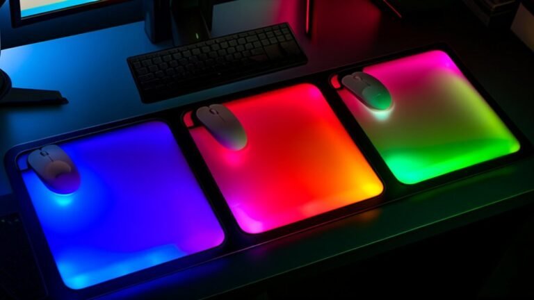rgb wireless charging mouse pads