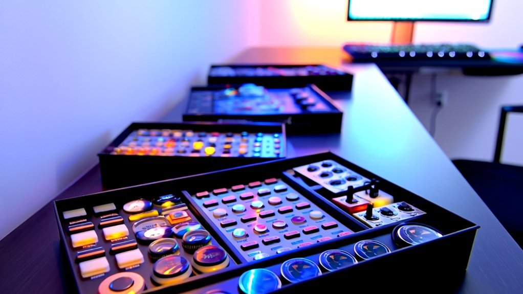 top button box selects